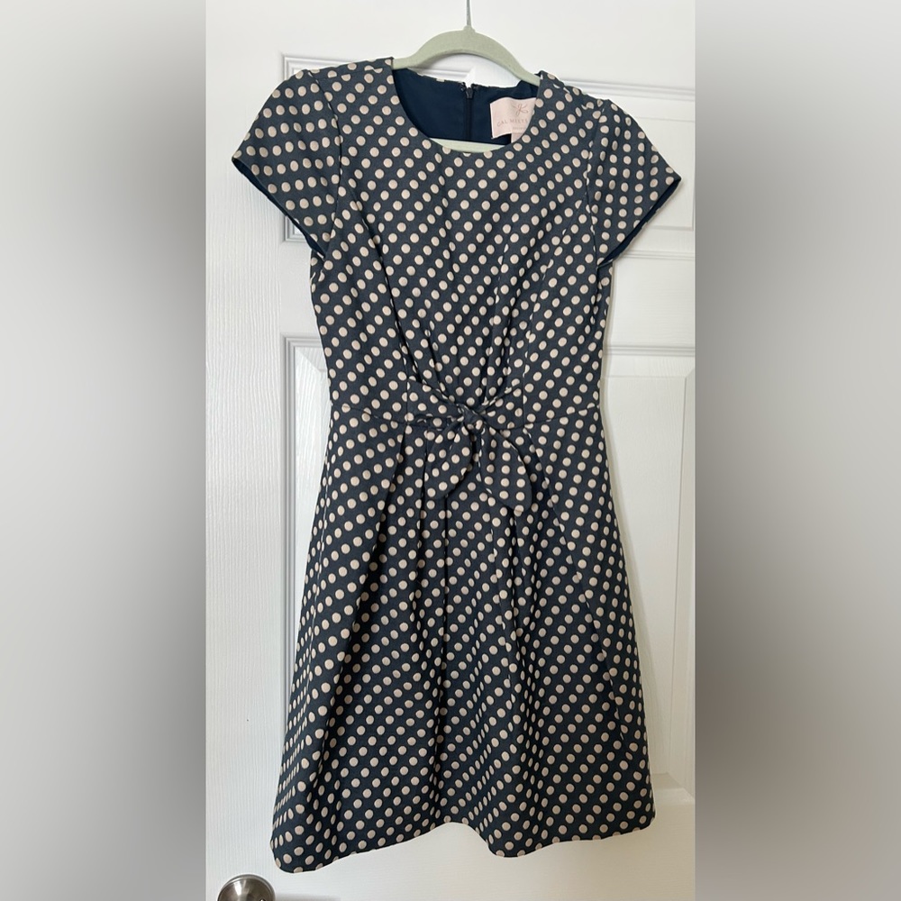 Gal meets Glam Polka dot dress